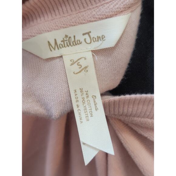 Matilda Jane Sweater Women's Size S Pink Purple Ombre Long Sleeve Knit Pullover - Picture 7 of 9